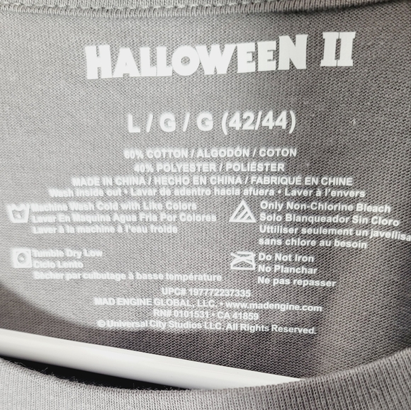 COPY - Halloween II Michael Myers Men's T-Shirt Size L (42/44) - Picture 3 of 4